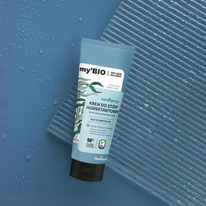 Fugtgivende fodcreme til tør skin med alger