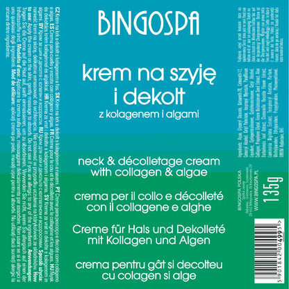 Creme til décolletage og hals med kollagen og alger