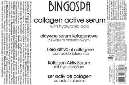 Anti-aging serum med kollagen og hyaluronsyre