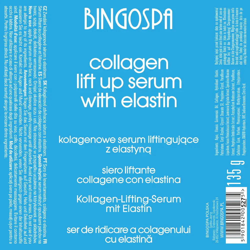 Anti-aldring serum med kollagen og elastin