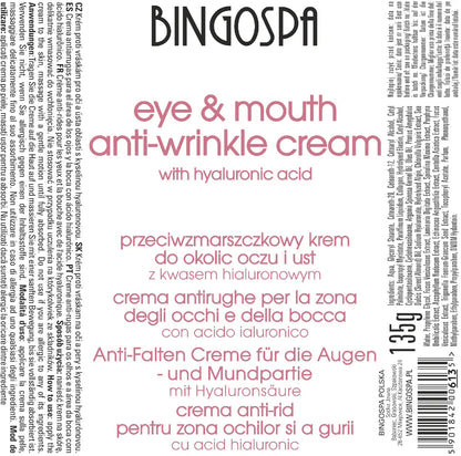 Creme mod rynker ved øjne og mund