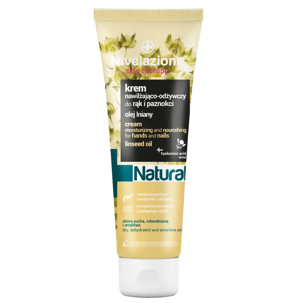 Hånd- og neglecreme til tør og sensitiv hud med hørfrøolie