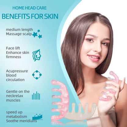 Gua sha kam - massage til hovedbunden