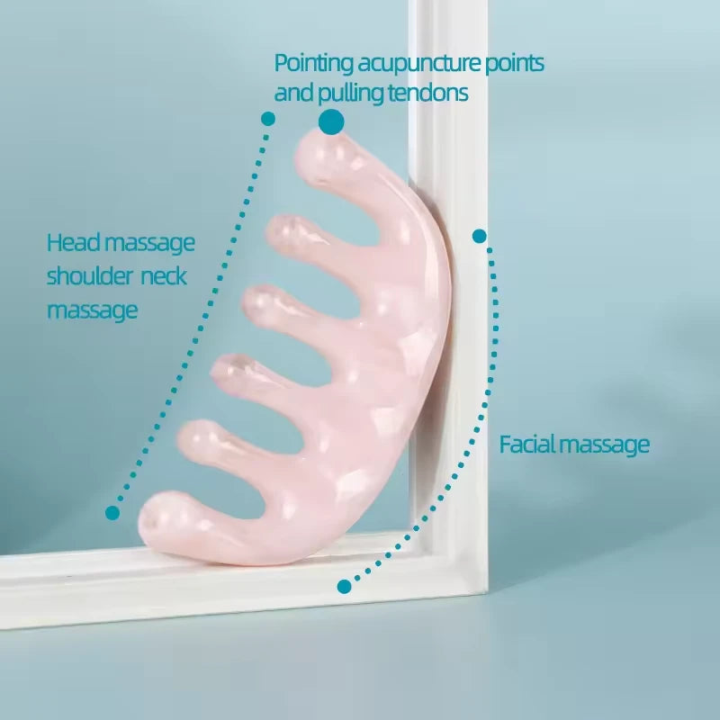 Gua sha kam - massage til hovedbunden