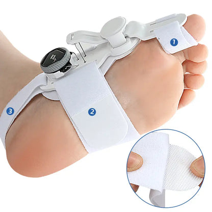 Justerbar natskinne til Hallux Valgus