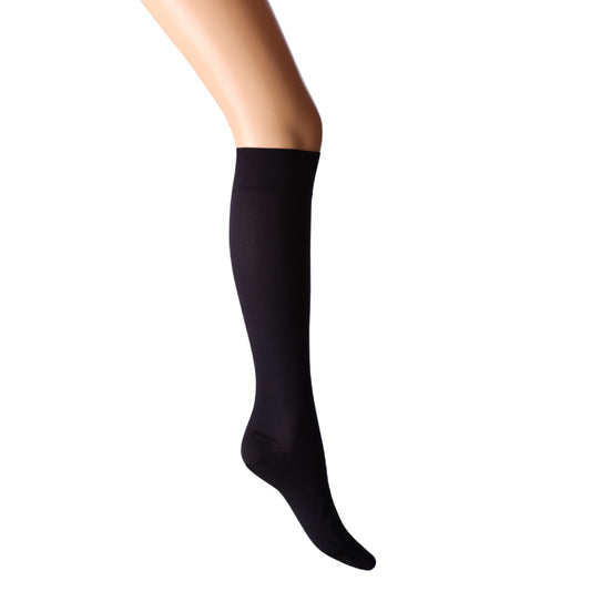 Støttestrømper i mikrofiber knæhøje 18-22 mmHg