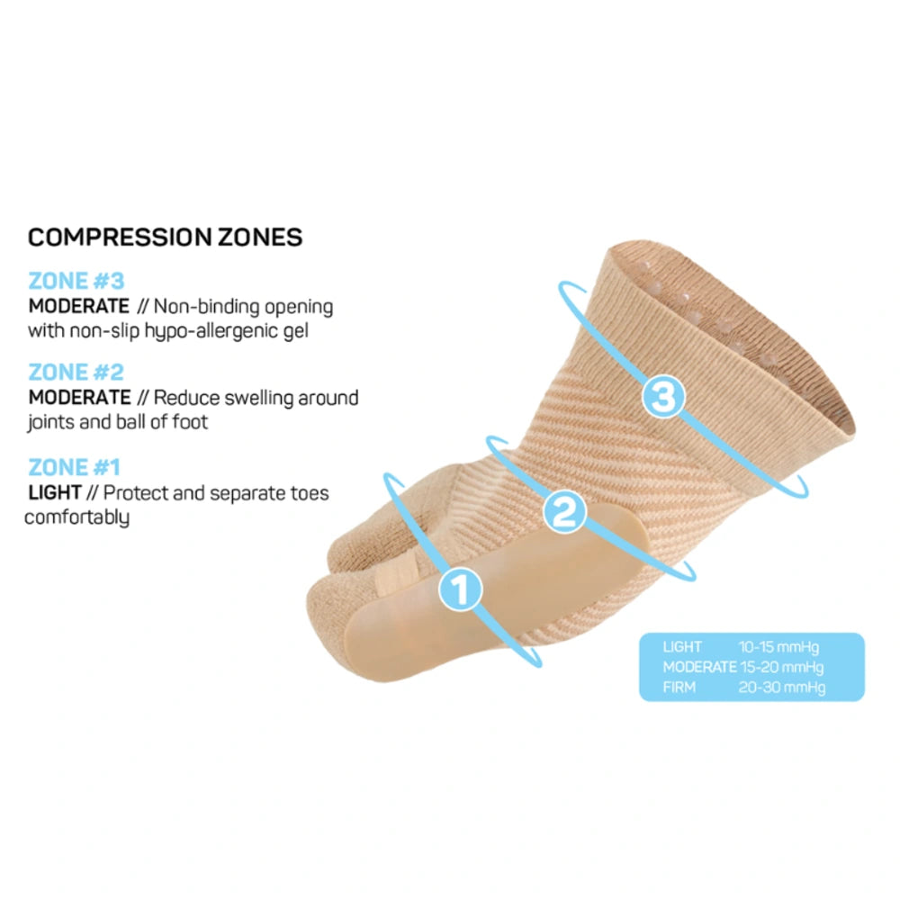OS1st HV3 Bunion Bracing Sleeve - støttebind til knyster