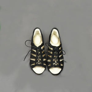 Blød sål med hælbeskyttelse til høje hæle