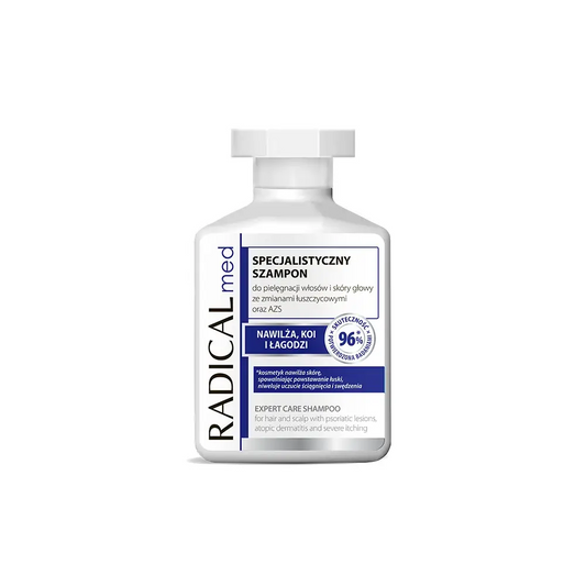 Shampoo til hovedbund med psoriasis, atopisk eksem og kløe