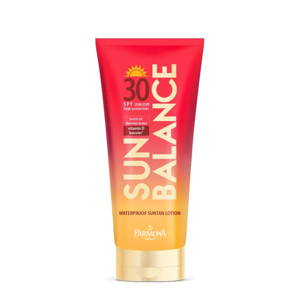 Vandfast solcreme SPF 30 til lys til medium hudtone
