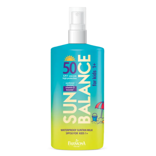 Solcreme SPF 50 til børn 1+ med vand- og sandresistens