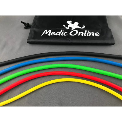 Træningsbånd i gummi 5 bånd