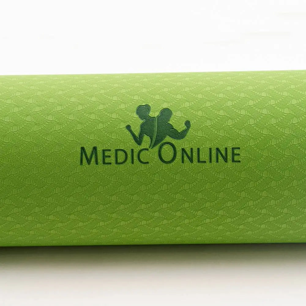 Yogamåtte 6 mm for nybegyndere og den avancerede yogaudøver