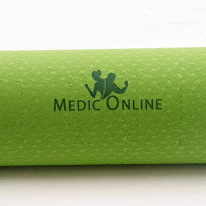 Yogamåtte 6 mm for nybegyndere og den avancerede yogaudøver