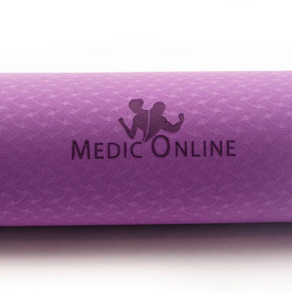 Yogamåtte 6 mm for nybegyndere og den avancerede yogaudøver