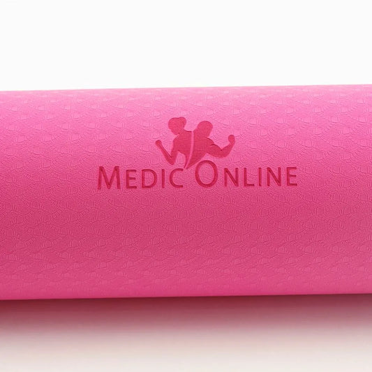 Yogamåtte 6 mm for nybegyndere og den avancerede yogaudøver